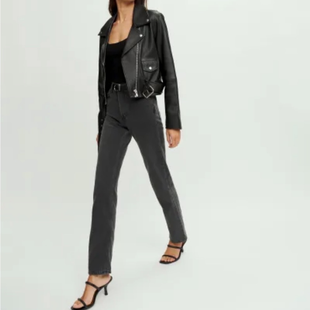 REFORMATION ~ gray denim